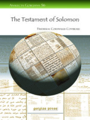 cover image of The Testament of Solomon
